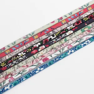 1 Meter Chinoiserie Flat Flower PU Leather Cord For Bracelet Necklace Anklet Making Rope DIY Fashion Jewelry Findings 5*2mm