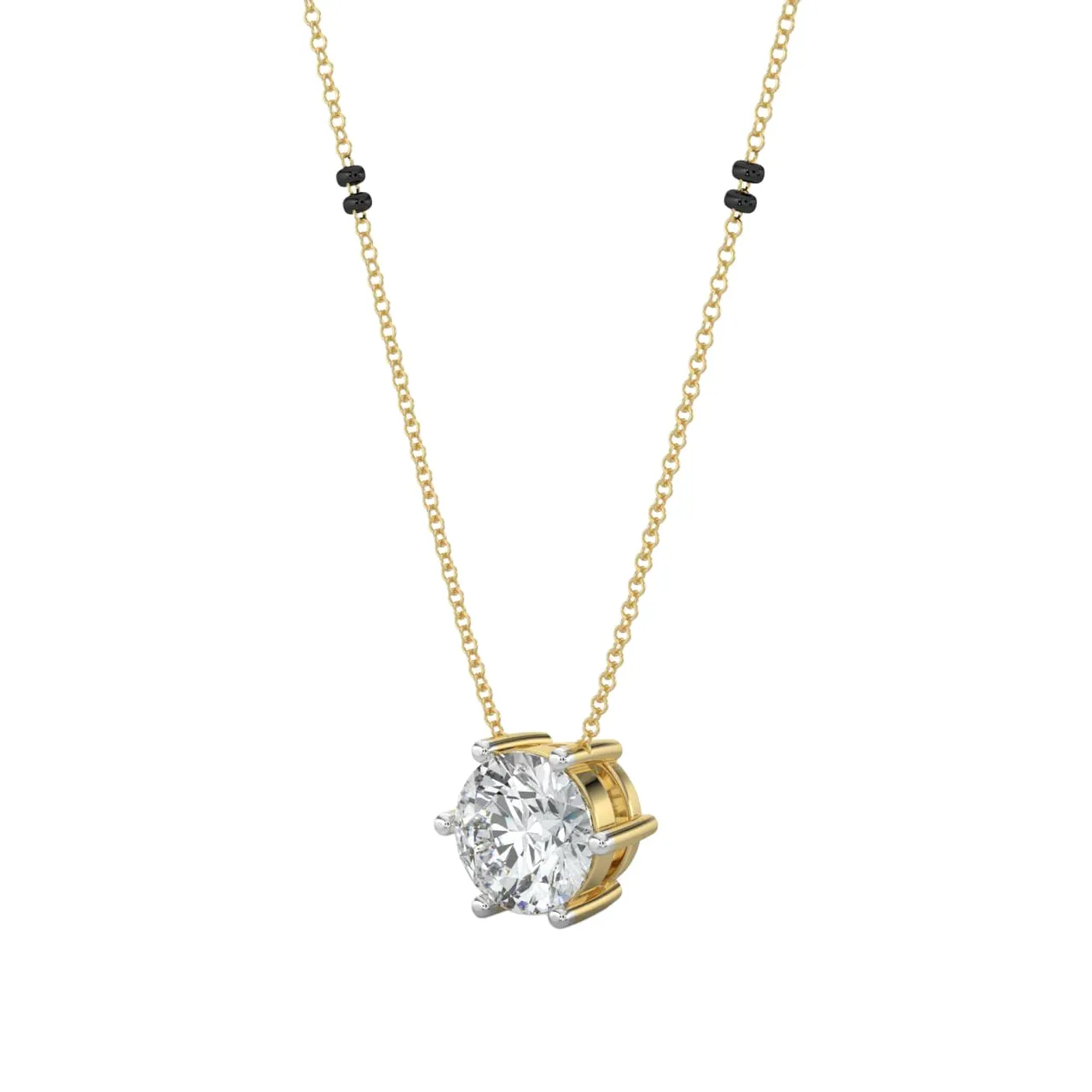 1.00 TW Diamond Mangalsutra