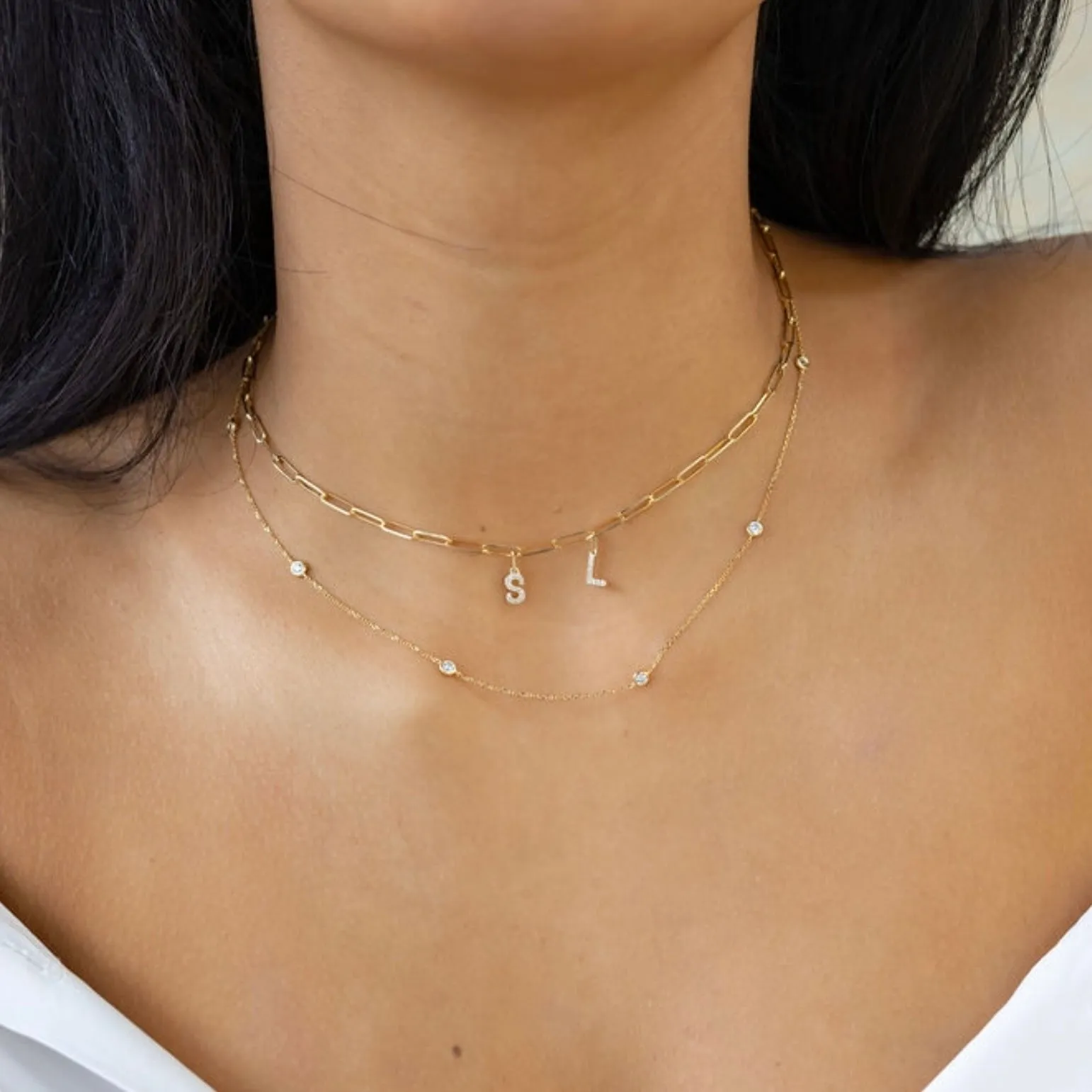 10k Gold Paperclip Chain Necklace