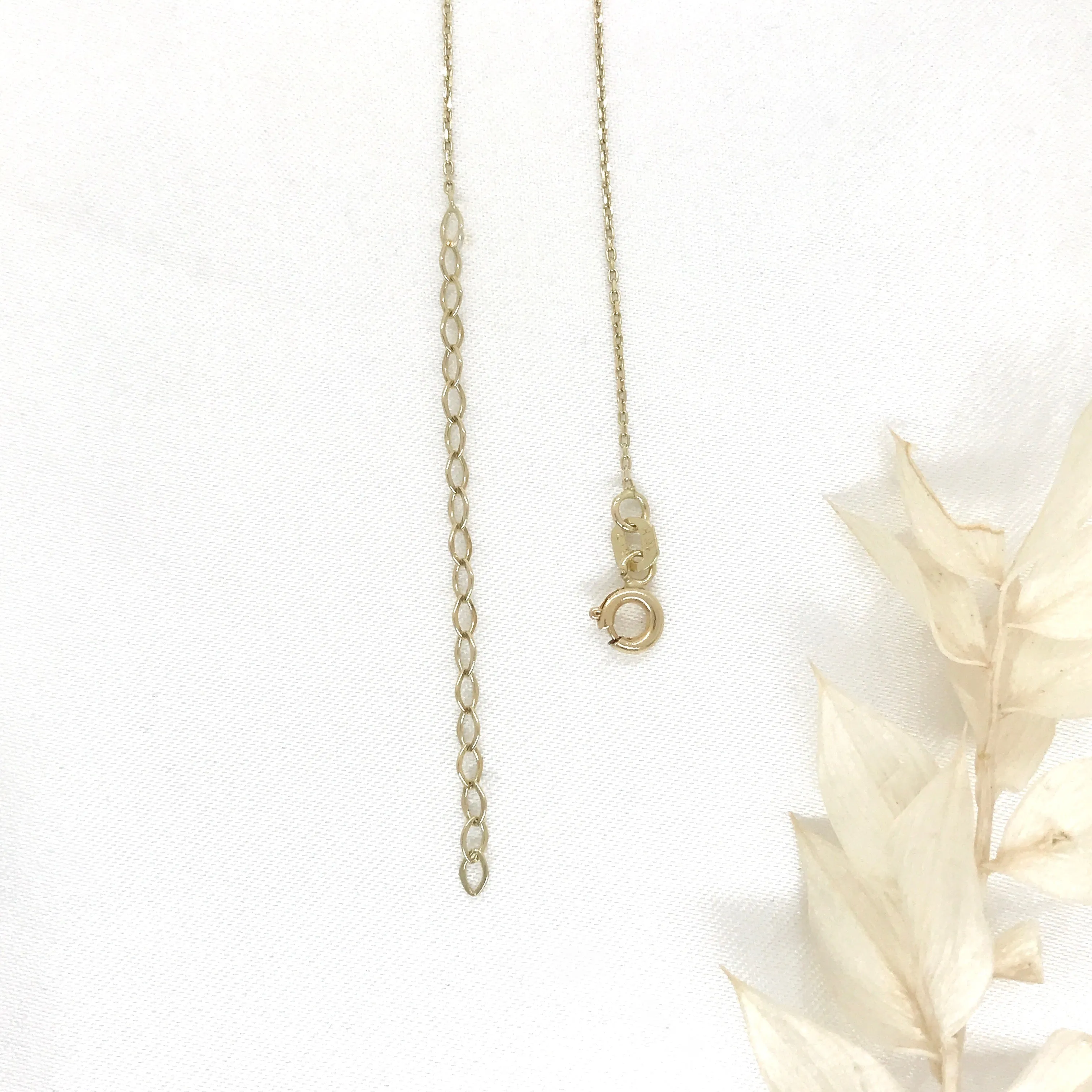 10k Yellow Gold Evil Eye CZ Necklace