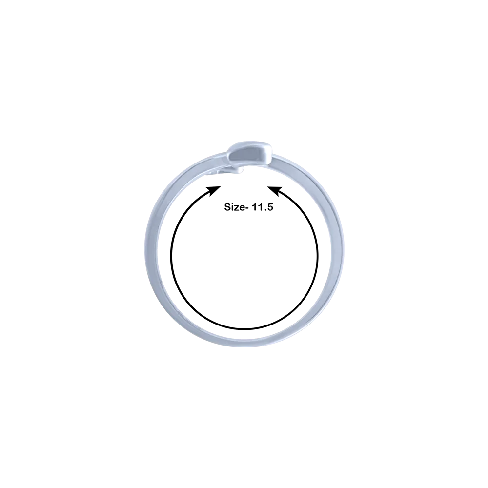 14k (585) White Gold And Diamond Ring For Women