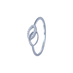 14KT (585) White Gold And Diamond Ring For Women