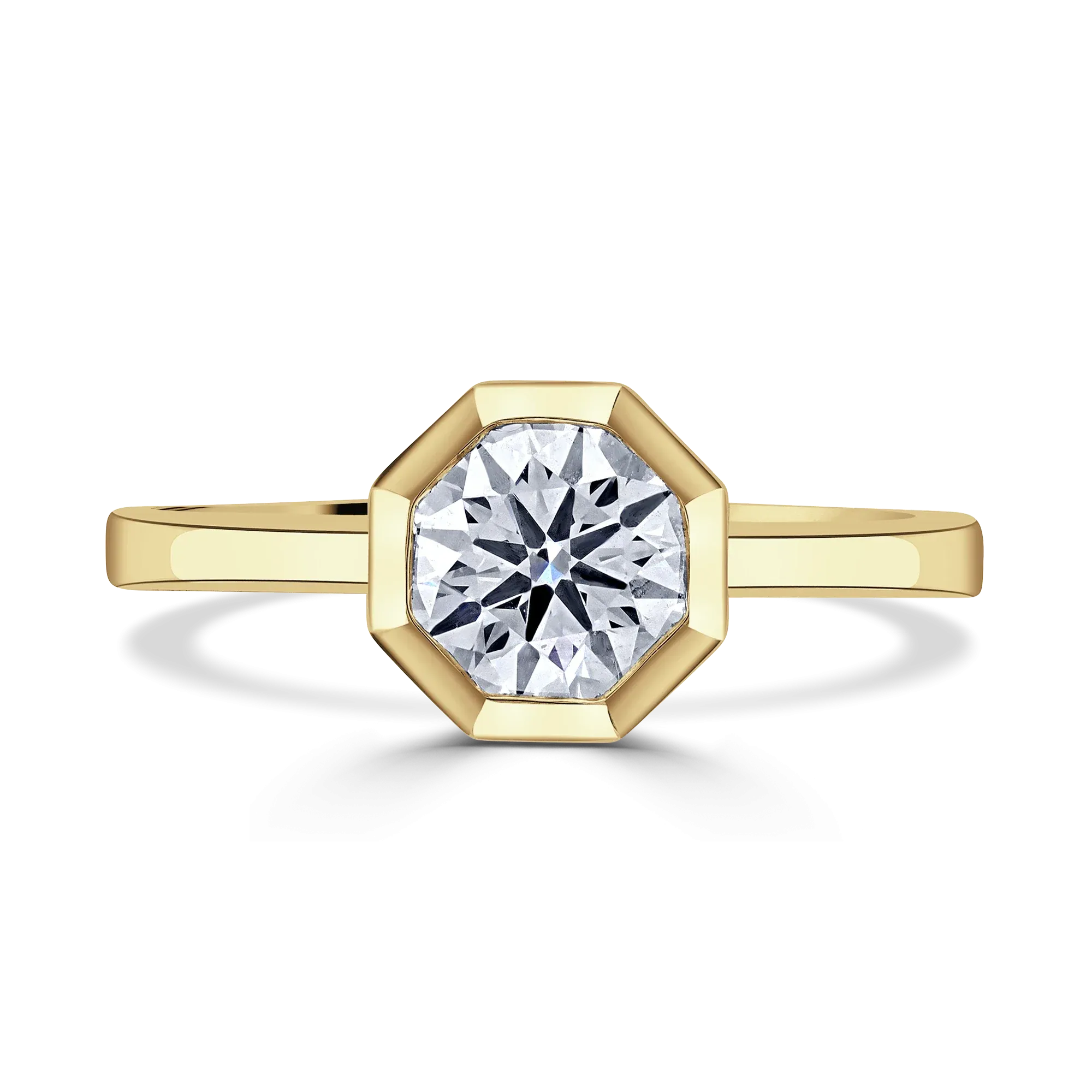 18ct Yellow Gold 3ct Lab Grown Diamond Ring