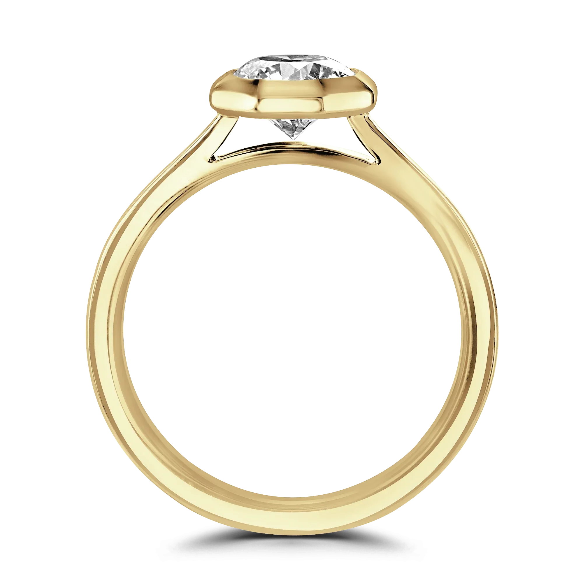 18ct Yellow Gold 3ct Lab Grown Diamond Ring