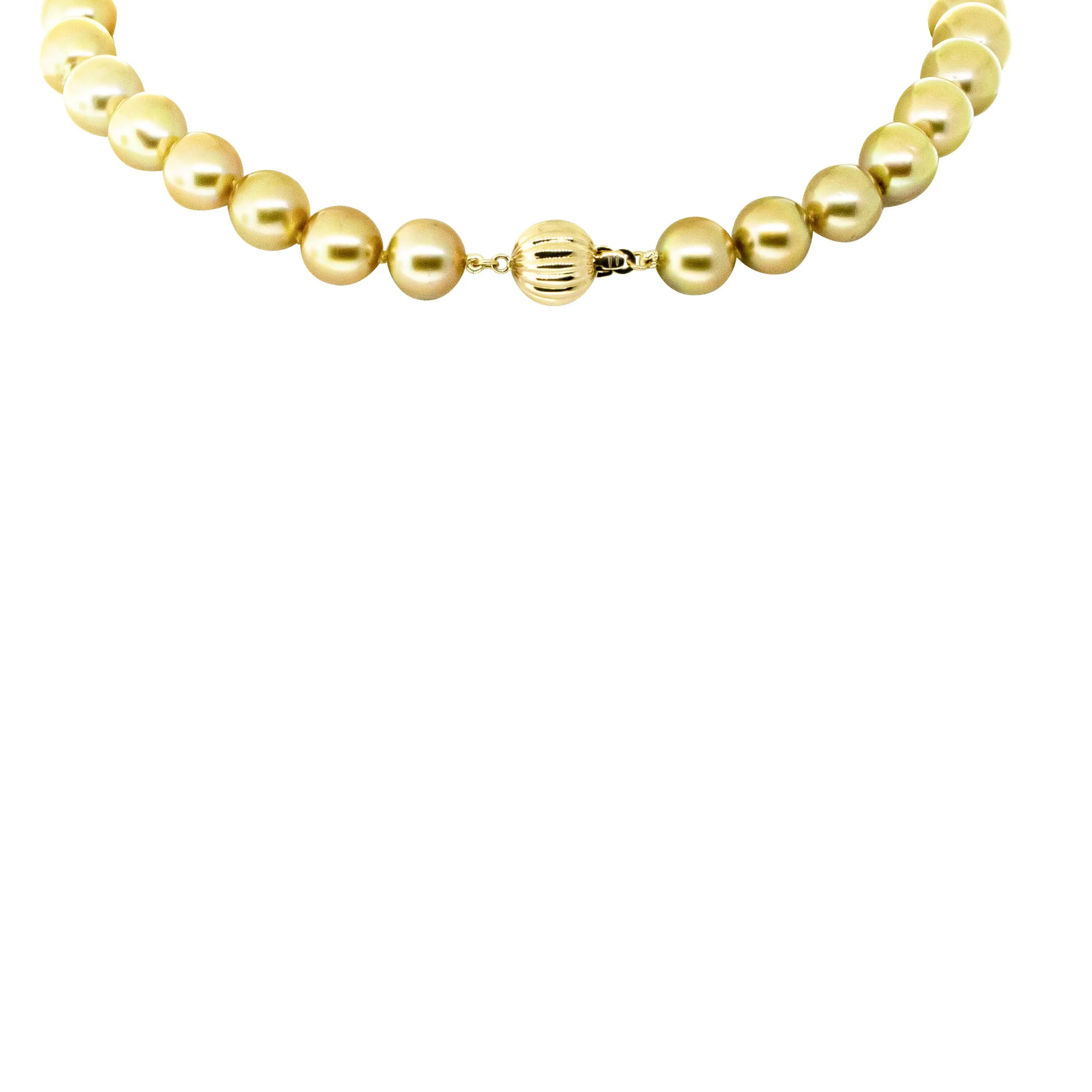 18ct Yellow Gold South Sea Pearl Strand