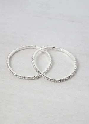 2 PC Rhinestone Bracelet