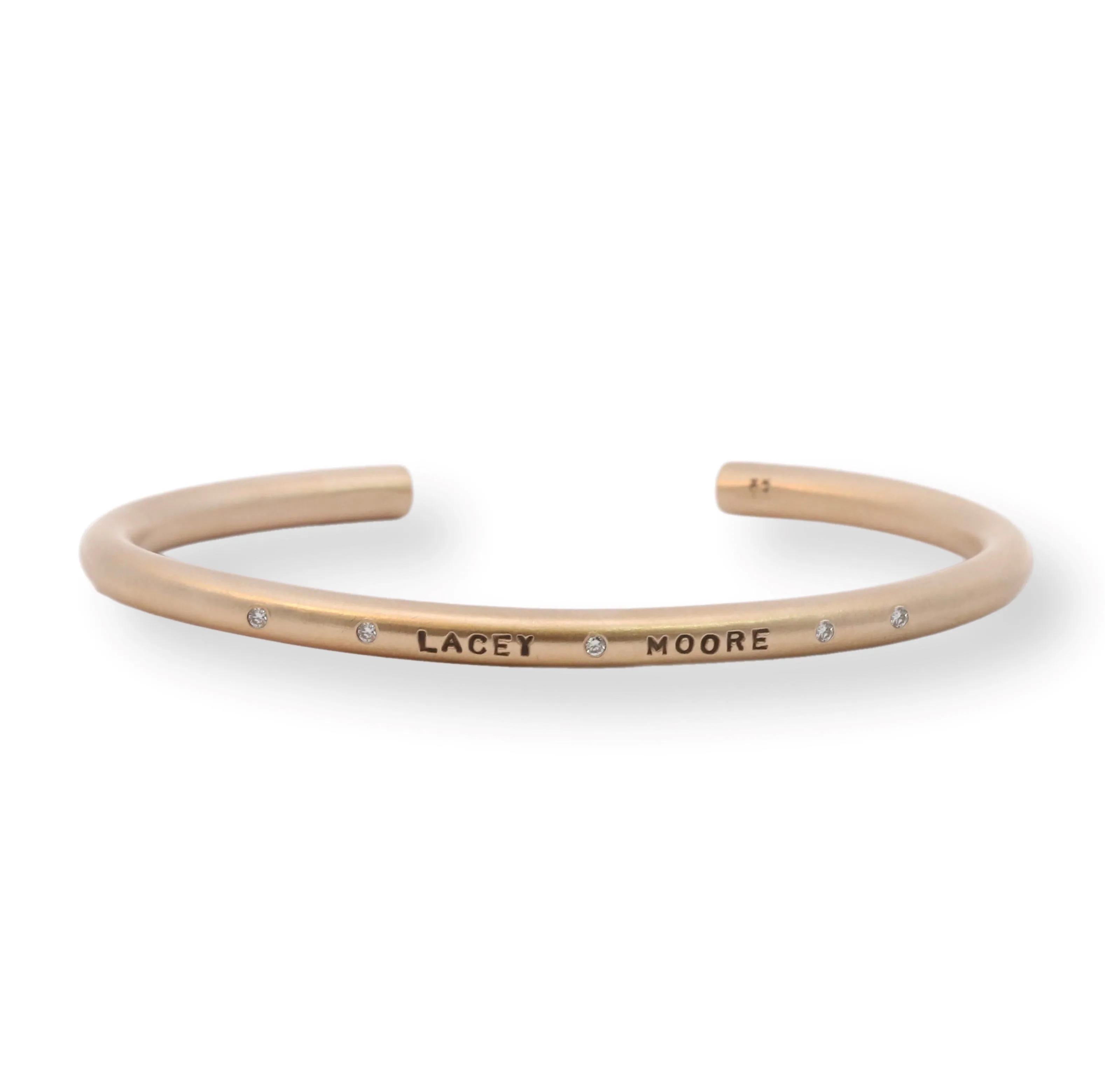 4mm Gold Round Cuff