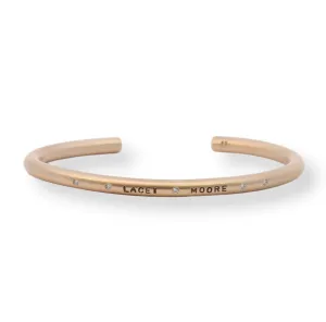 4mm Gold Round Cuff