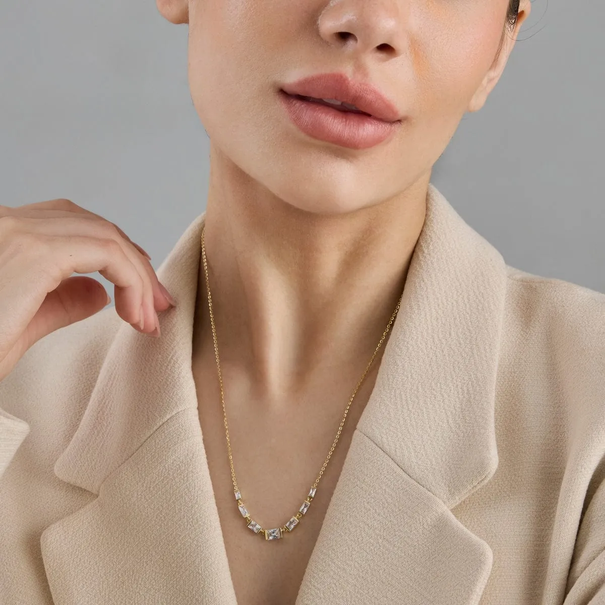 92.5 Silver Necklace 183007
