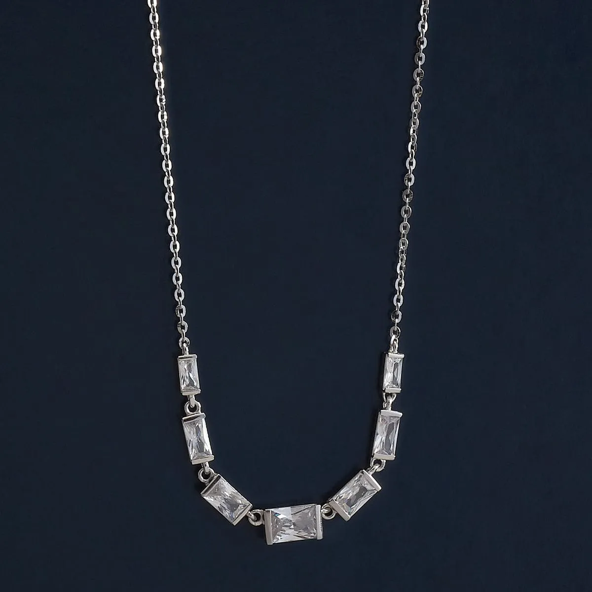 92.5 Silver Necklace 183007