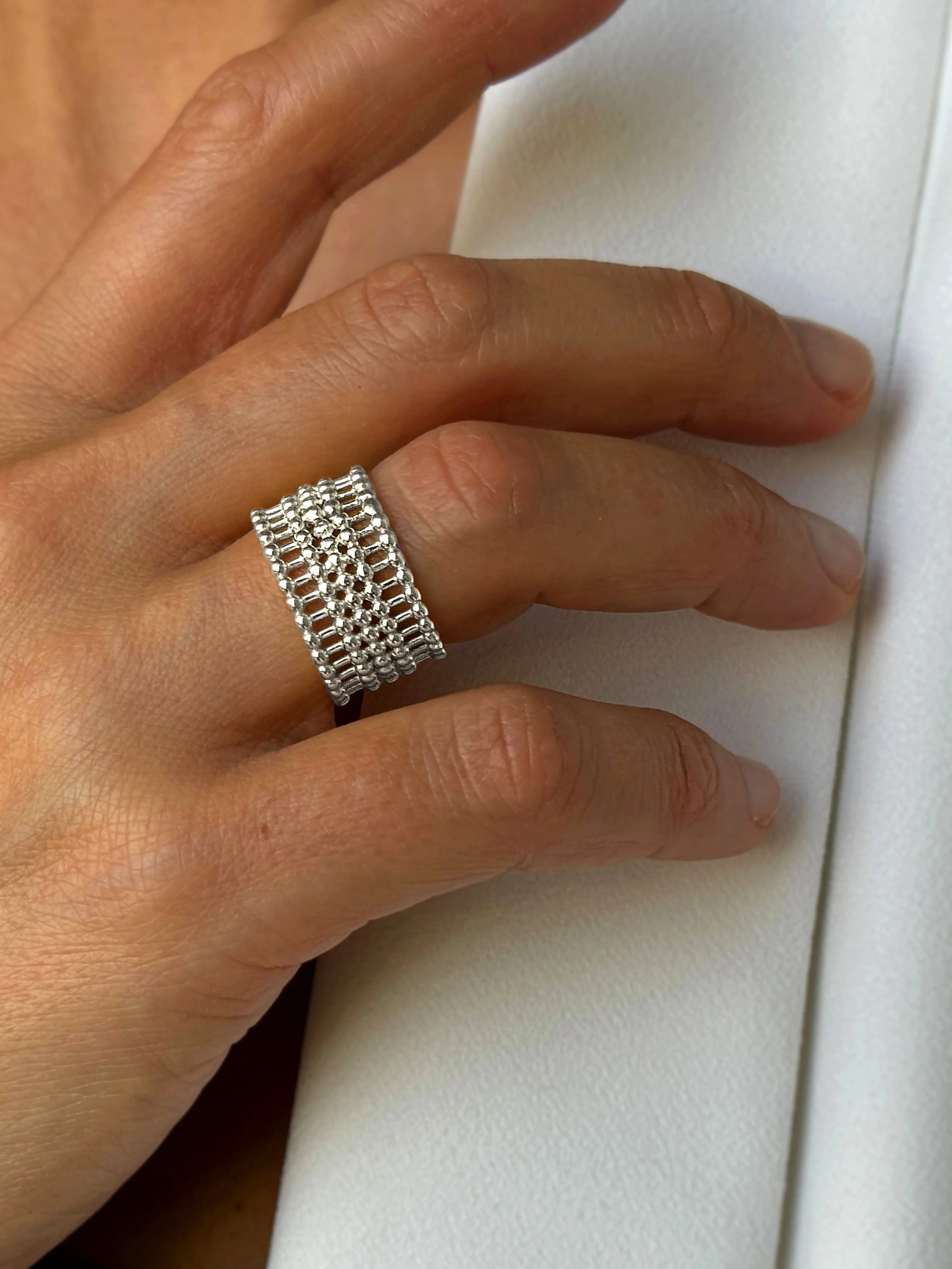 925 Silver Plated Silver Ring