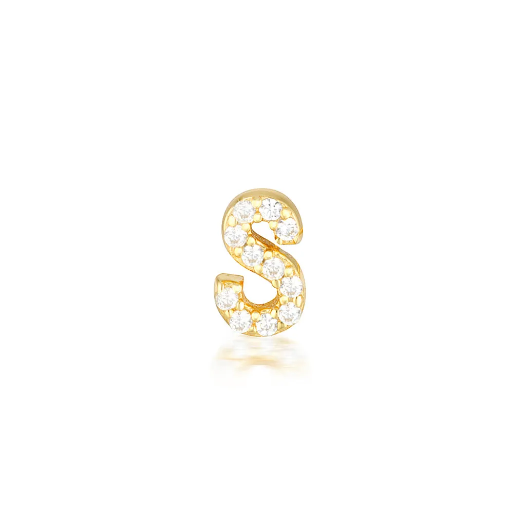 A-Z Earring Gold