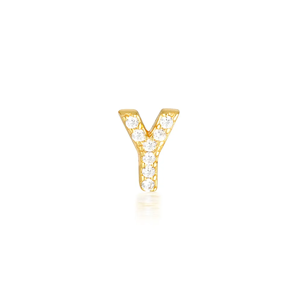 A-Z Earring Gold
