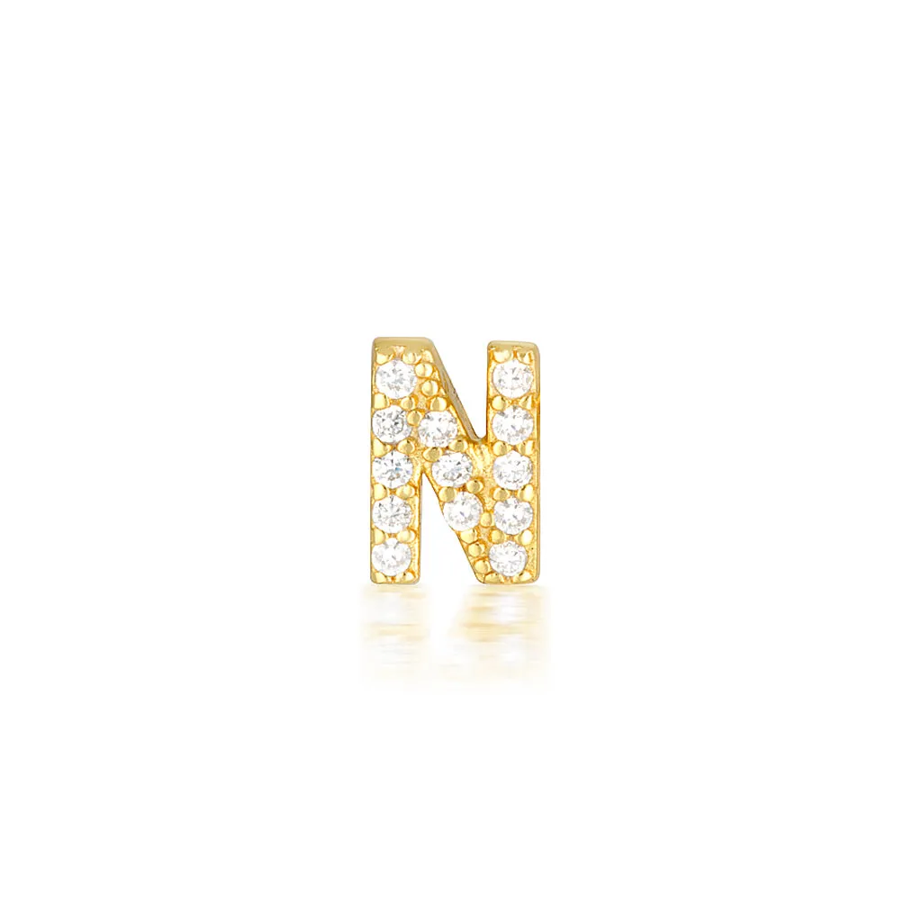 A-Z Earring Gold