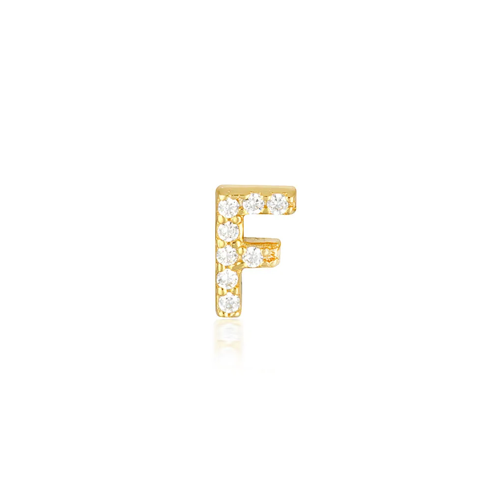 A-Z Earring Gold
