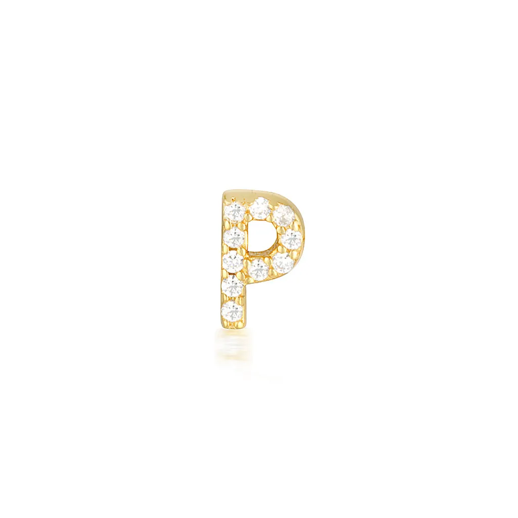 A-Z Earring Gold