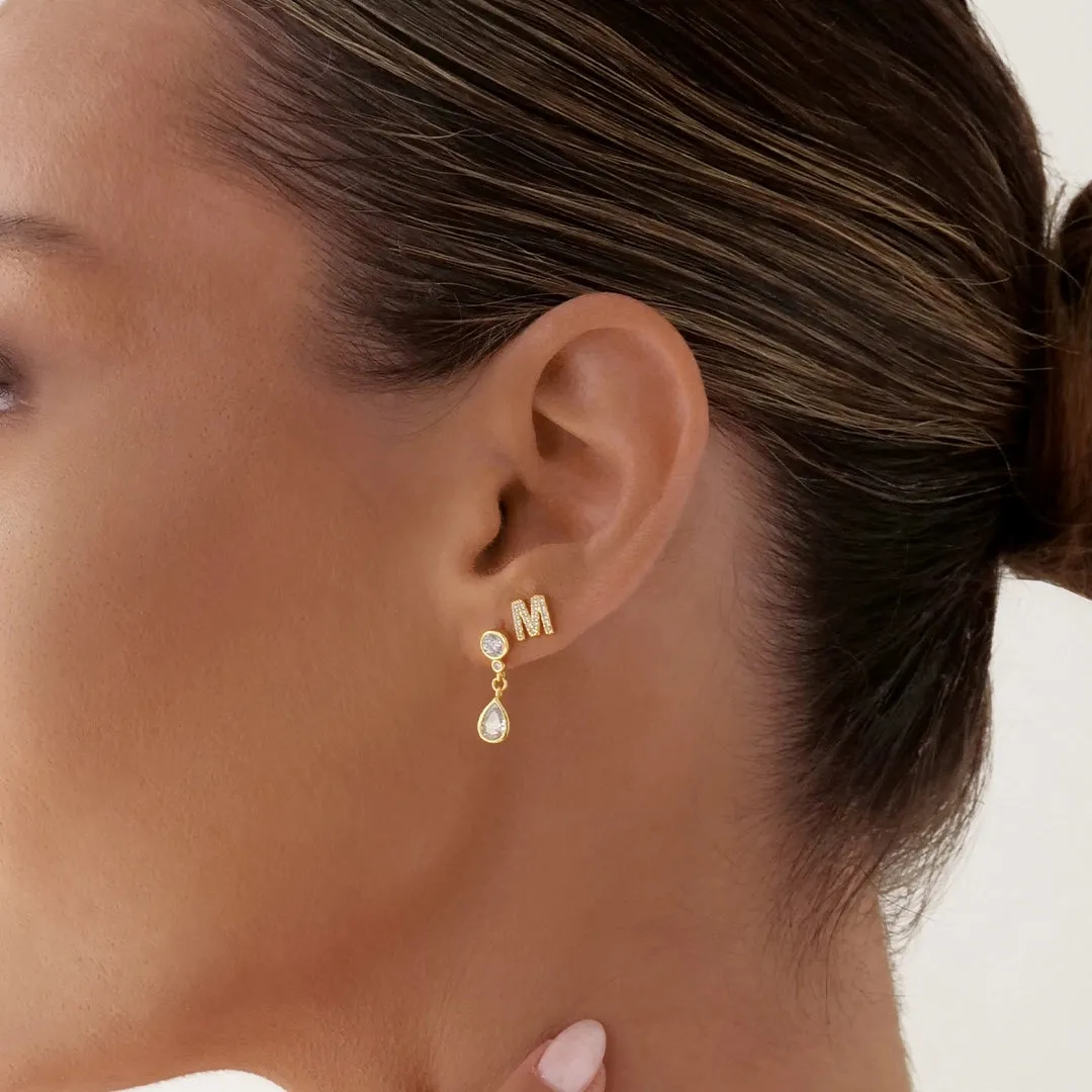 A-Z Earring Gold