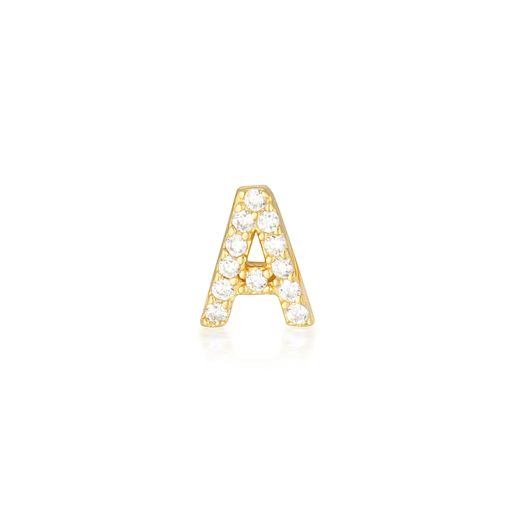 A-Z Earring Gold