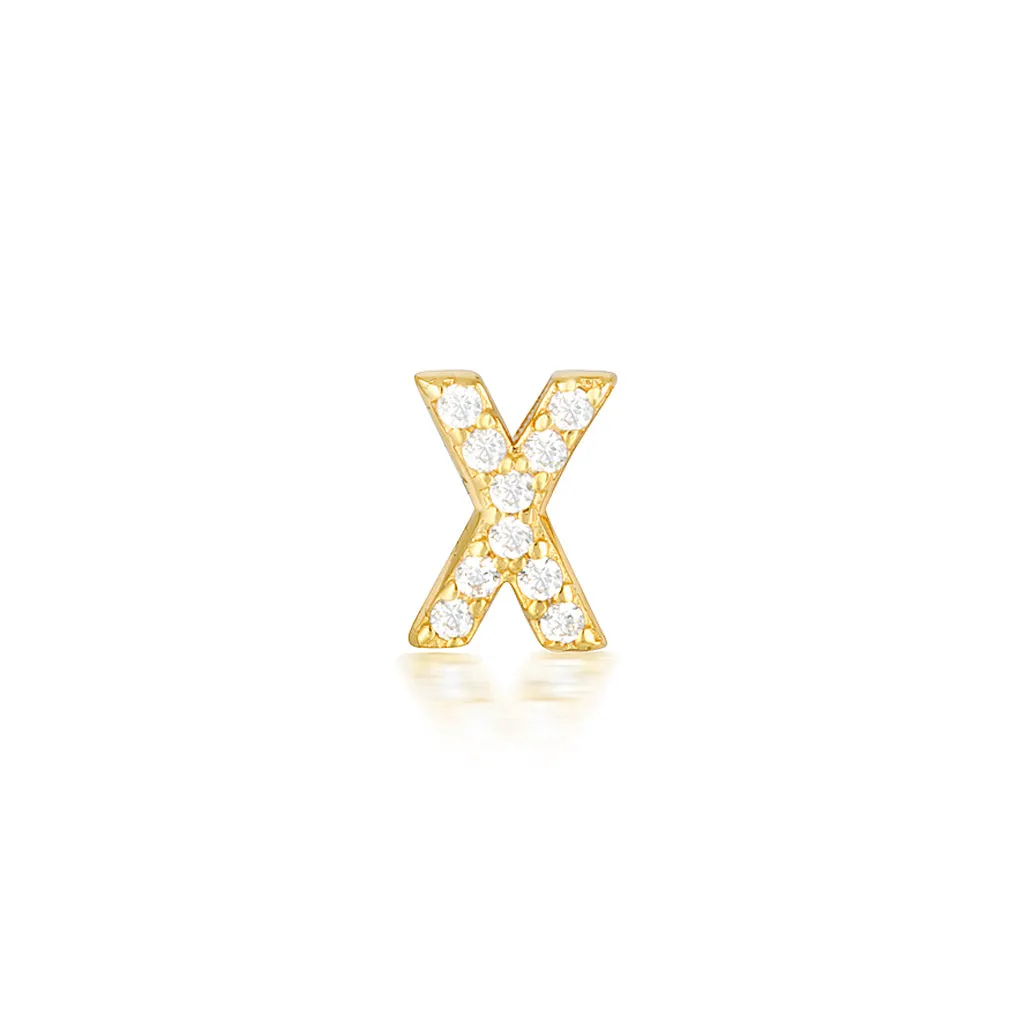 A-Z Earring Gold