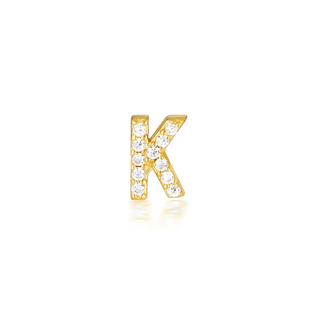A-Z Earring Gold