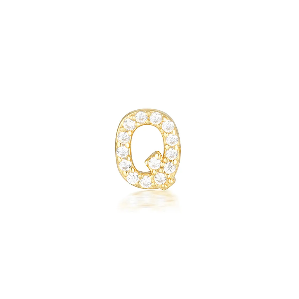 A-Z Earring Gold