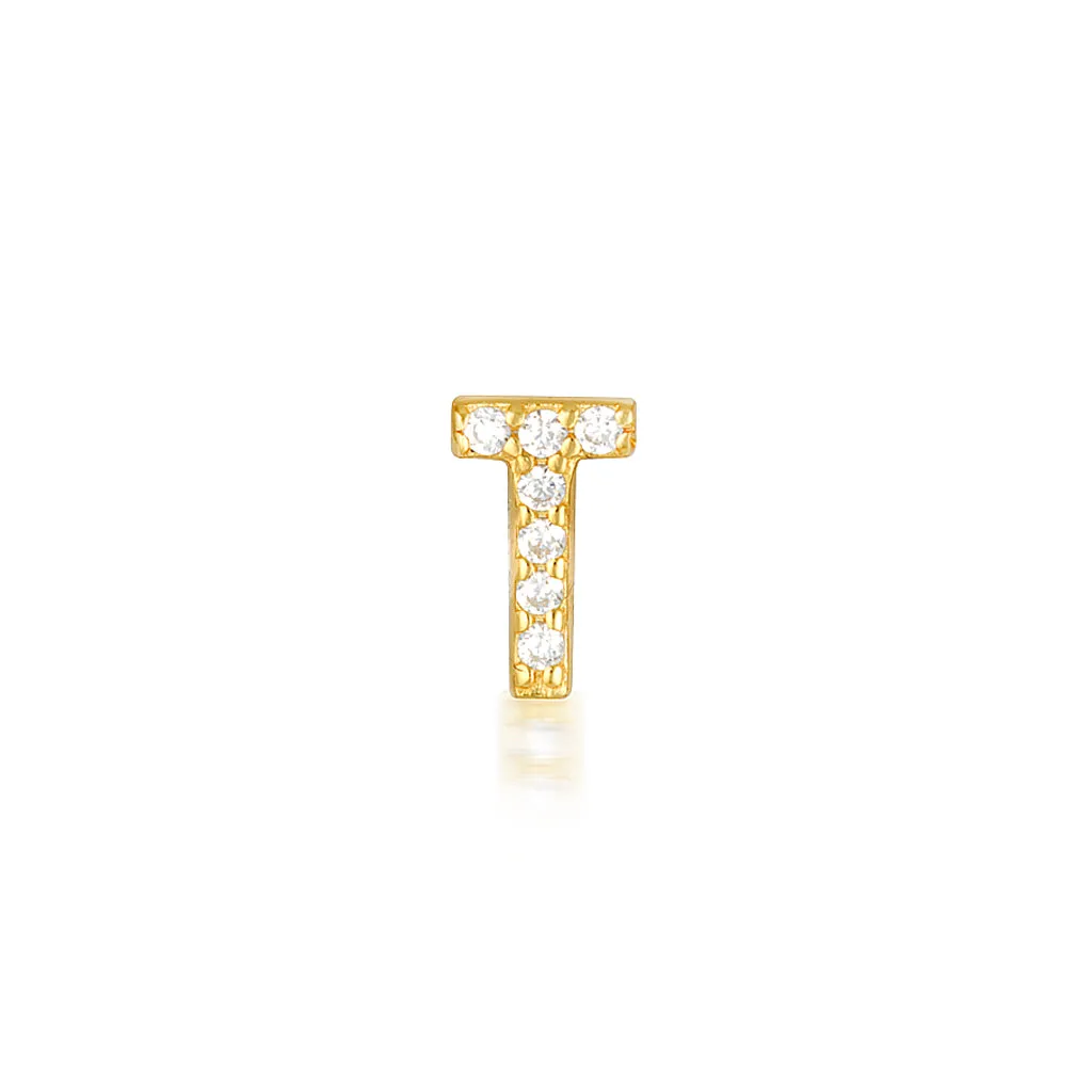 A-Z Earring Gold