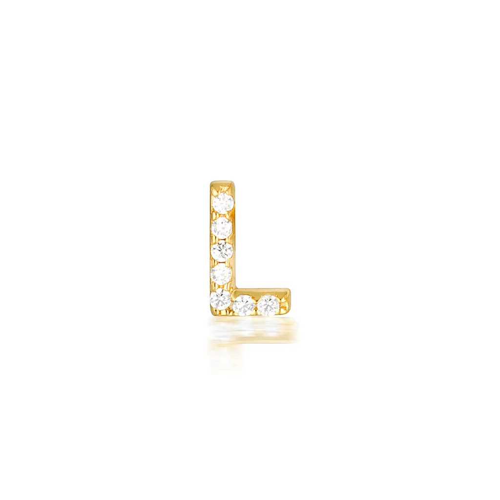 A-Z Earring Gold