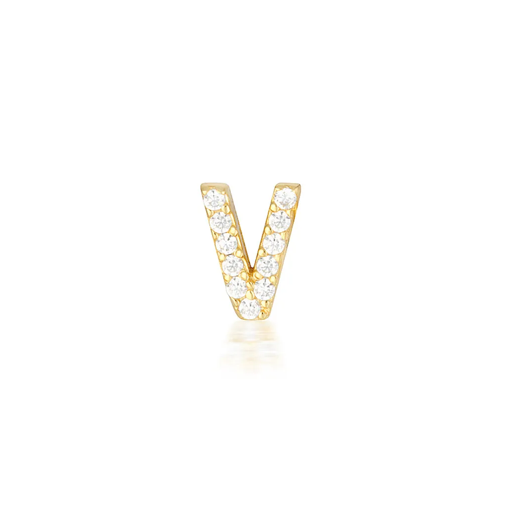 A-Z Earring Gold
