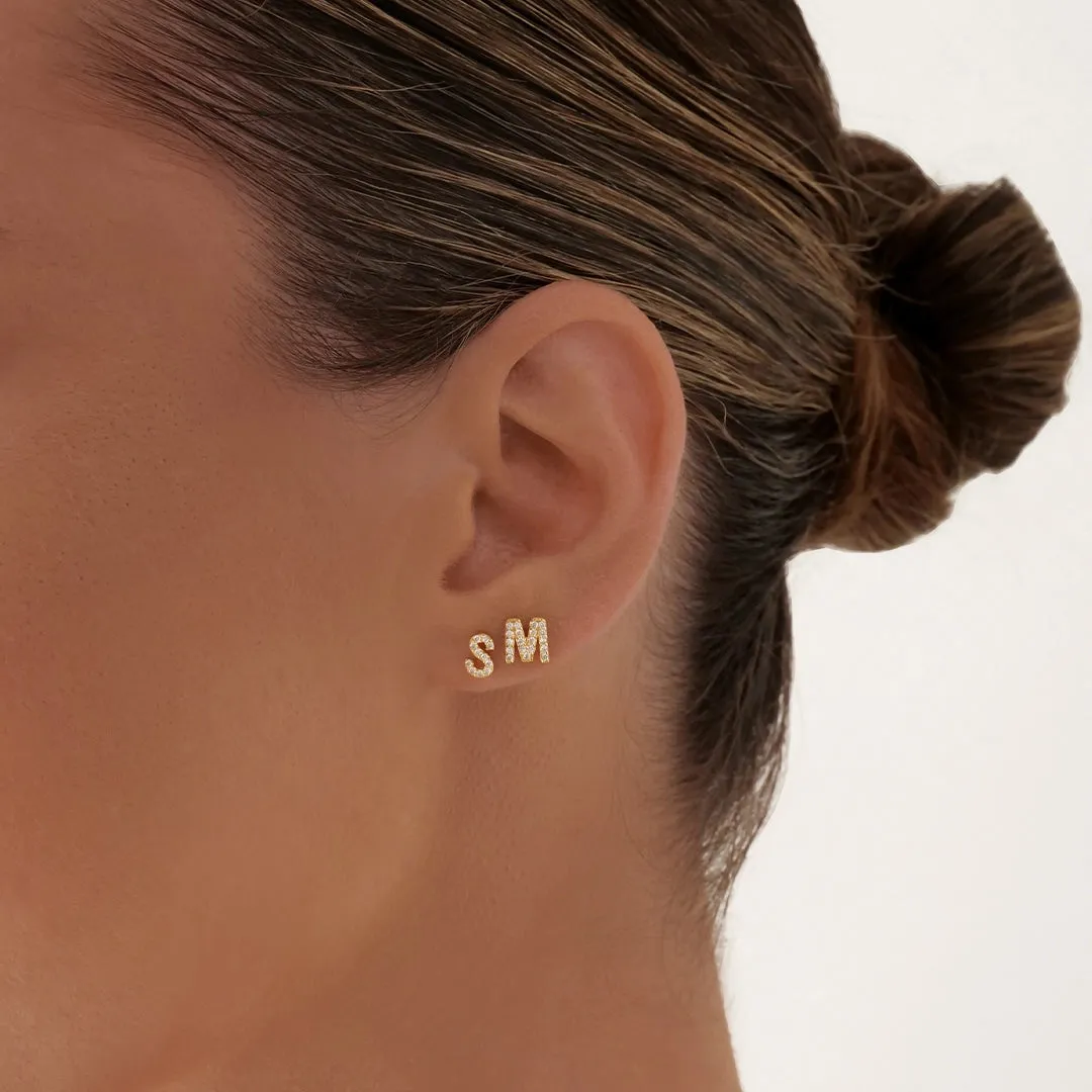 A-Z Earring Gold