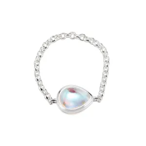 Adjustable Labrodorite Ring