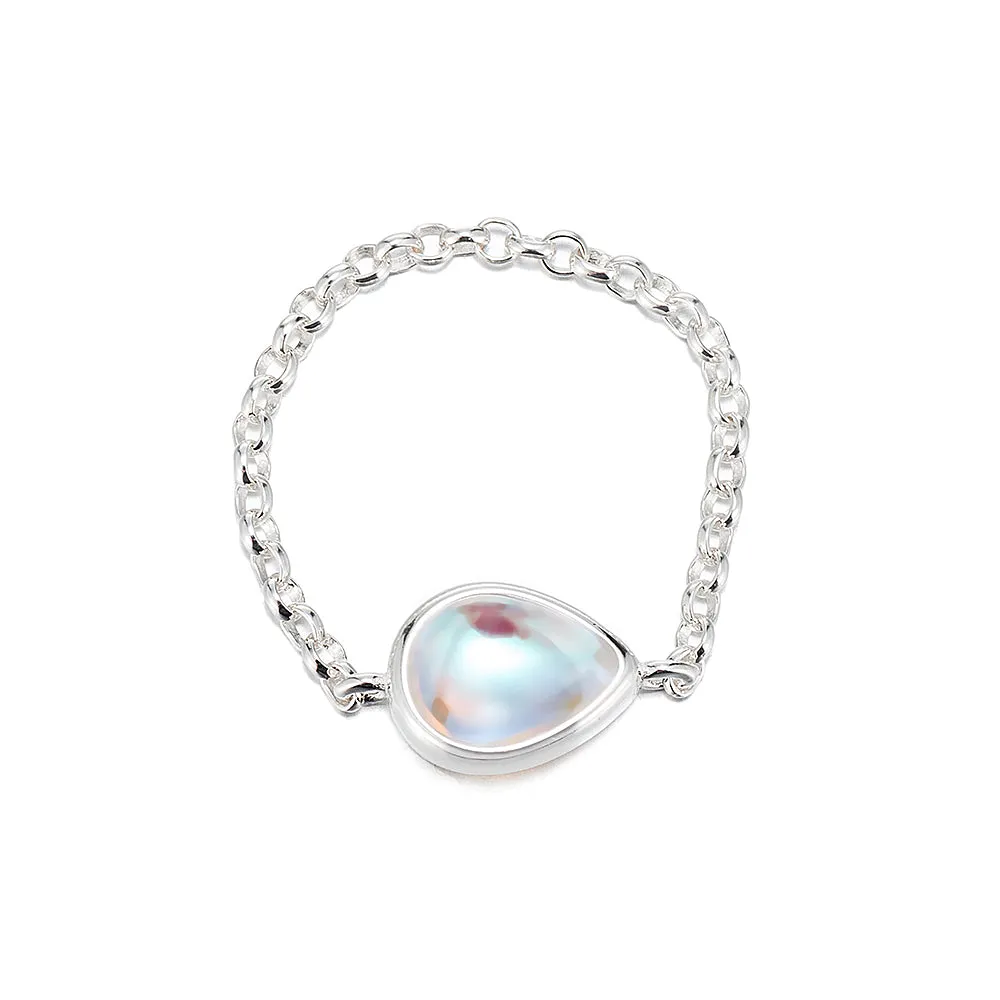 Adjustable Labrodorite Ring