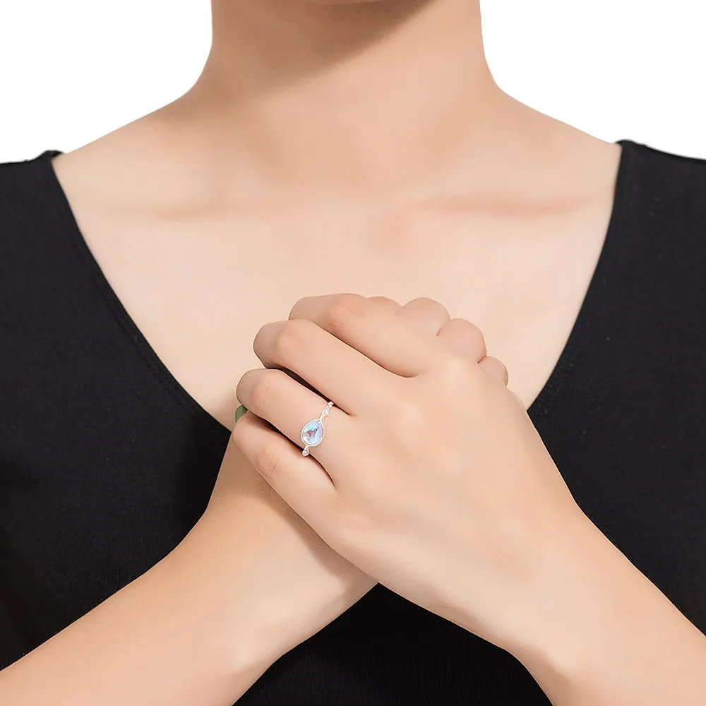 Adjustable Labrodorite Ring