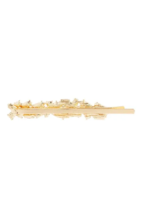 Alma Bobby Pin Set - Crystal/Gold