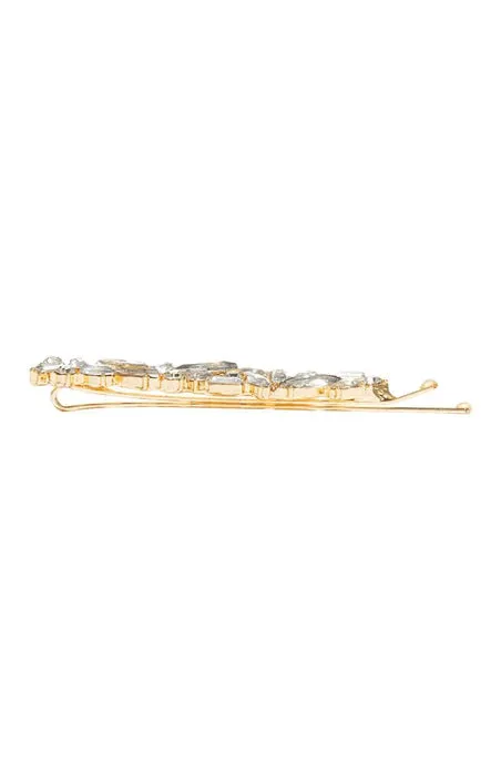 Alma Bobby Pin Set - Crystal/Gold