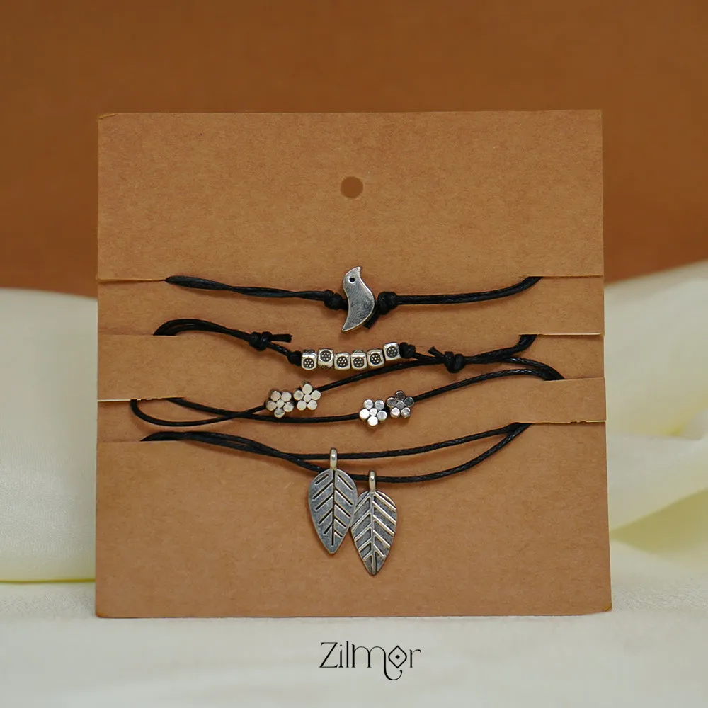 Anklet Pack Of 4 In One Combo - KY100878