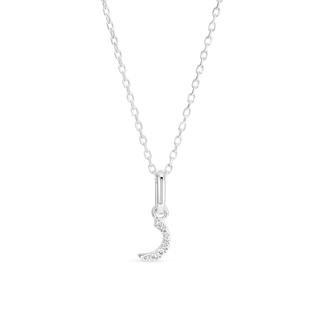 Arabic Letter Pendant White Gold - ?