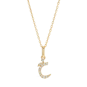 Arabic Letter Pendant Yellow Gold - ?