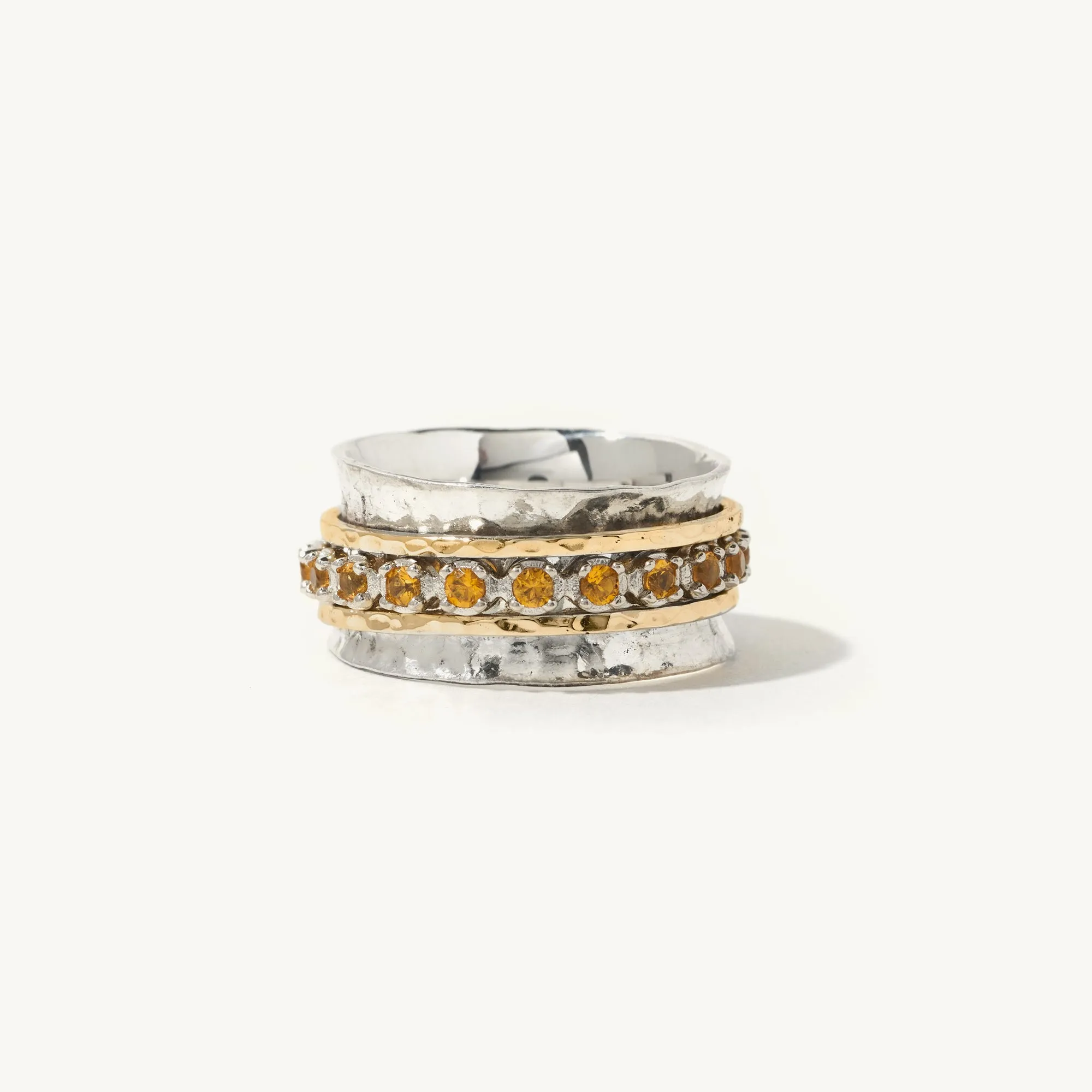 Aria Birthstone Spinner Ring  - November