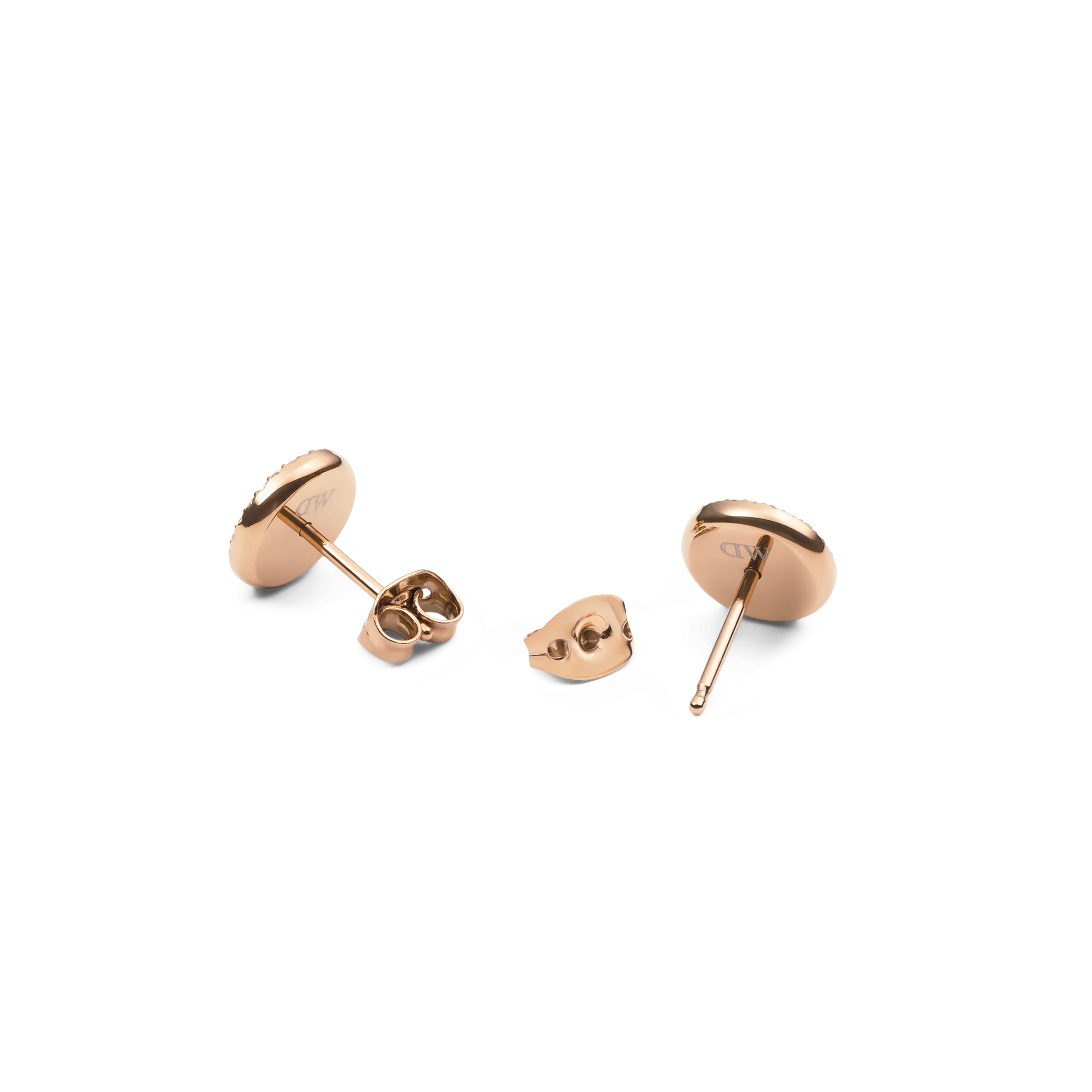 Audrey Earrings Tiger Eye Rose Gold