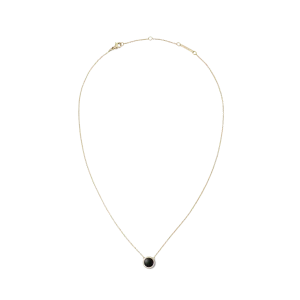 Audrey Necklace Black Agathe Gold