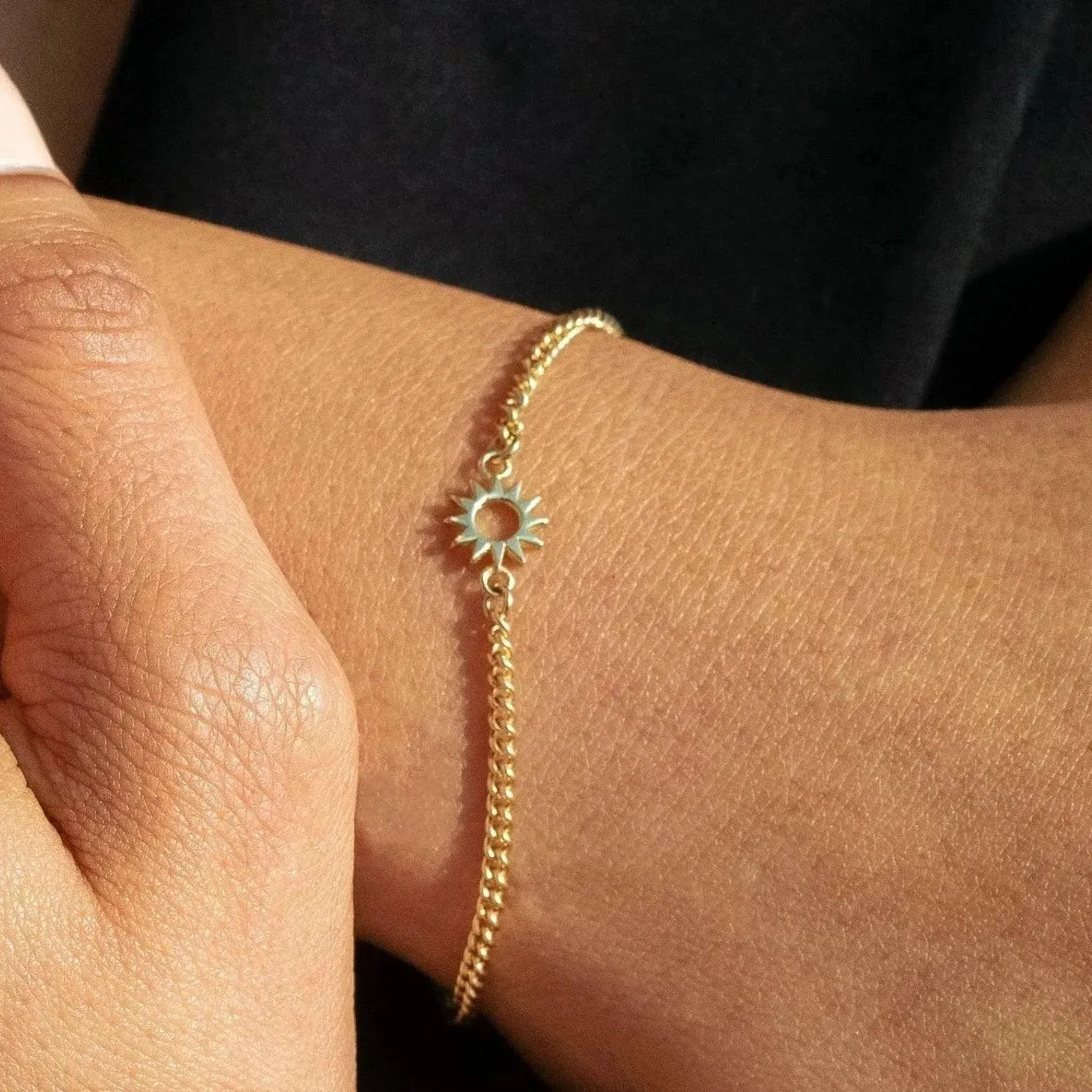 Baby Spur Chain Bracelet, Gold