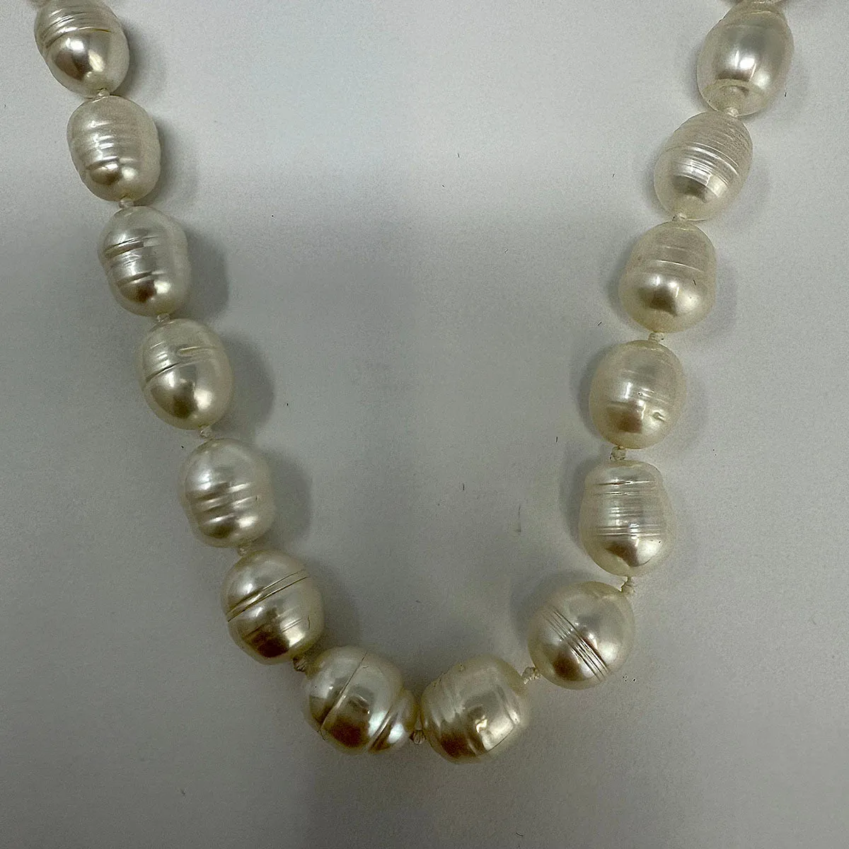 Baroque Pearl Necklace with 14K Filigree Gold Clasp