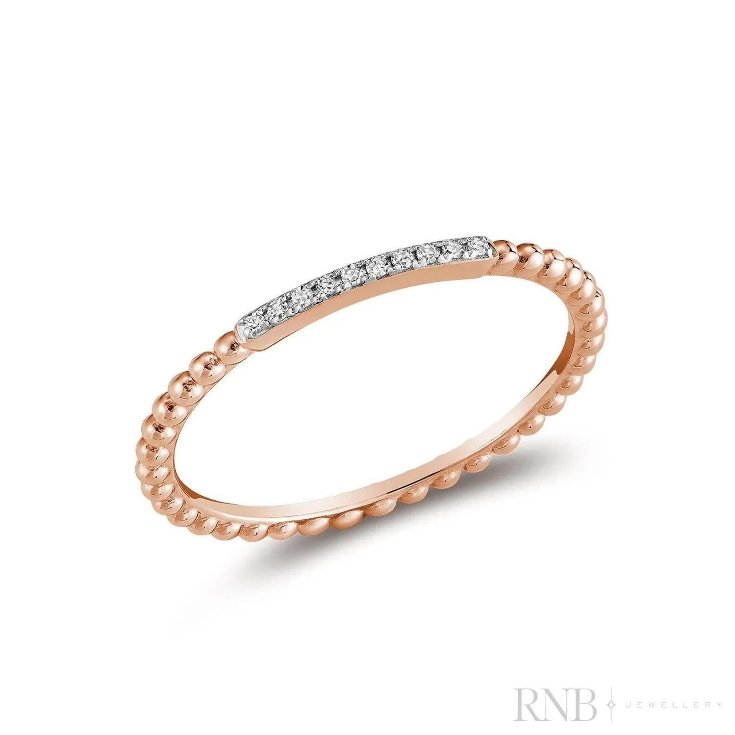 Bead Diamond Ring