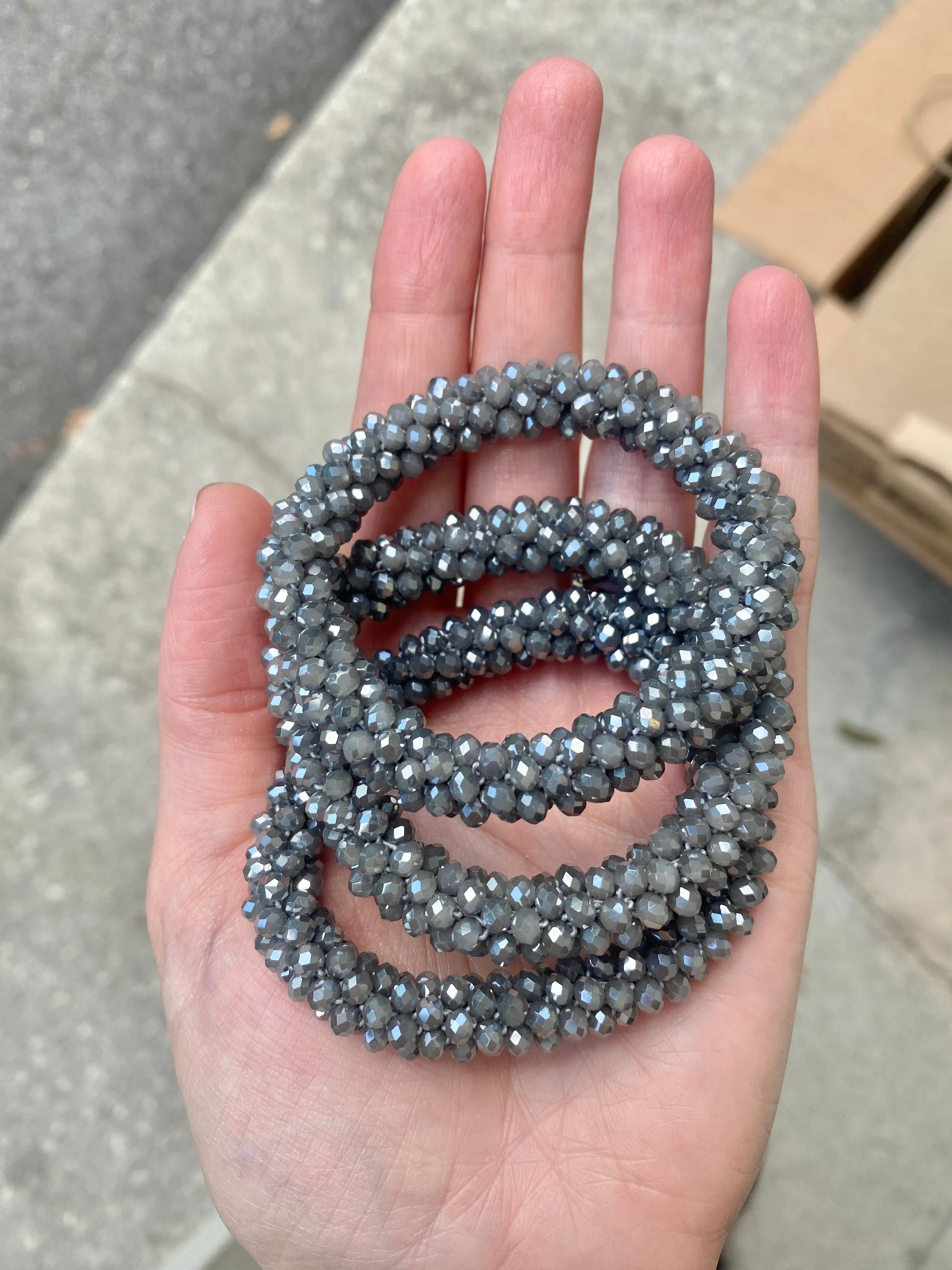 Beaded Ponytail Holder