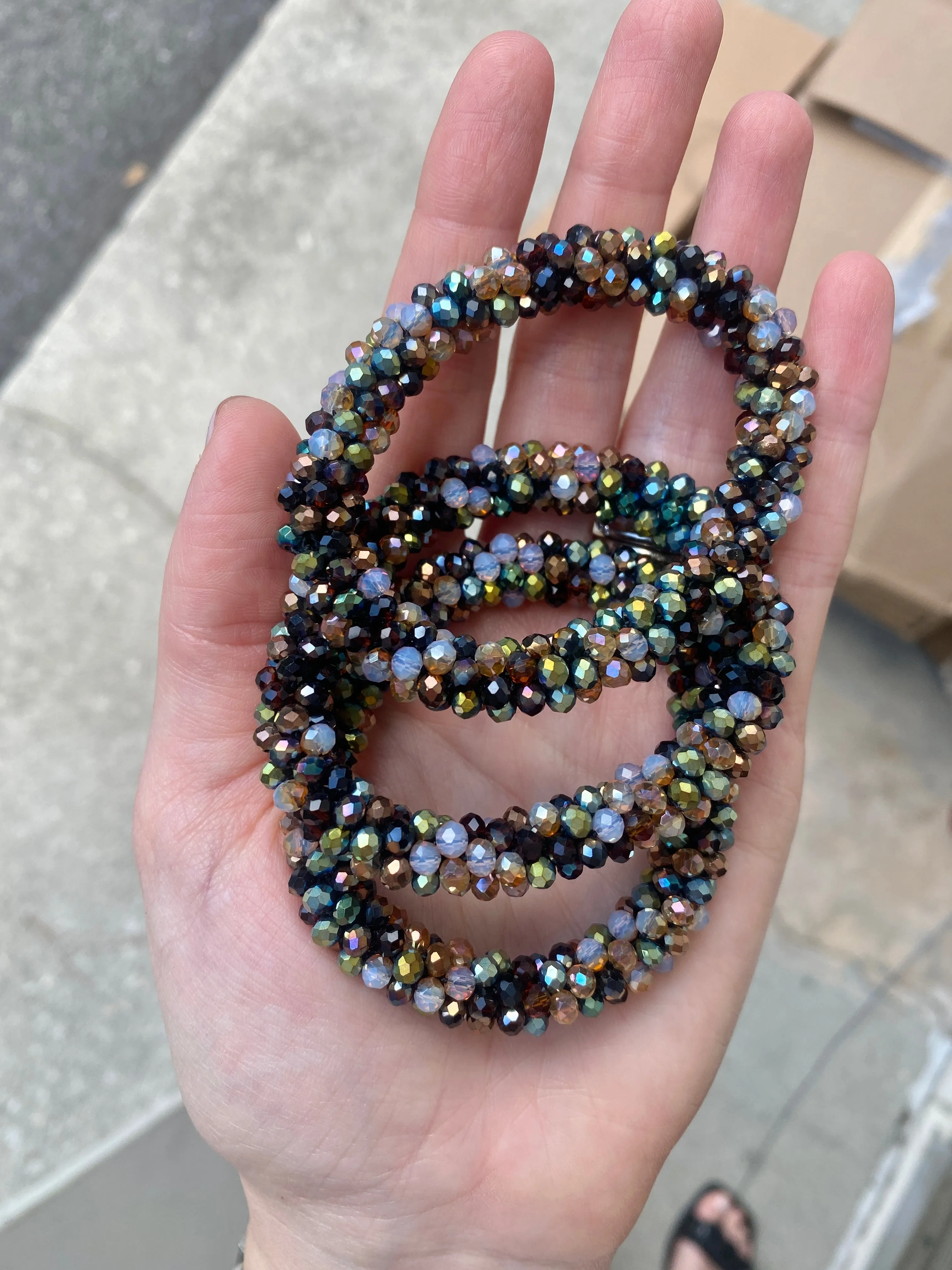 Beaded Ponytail Holder