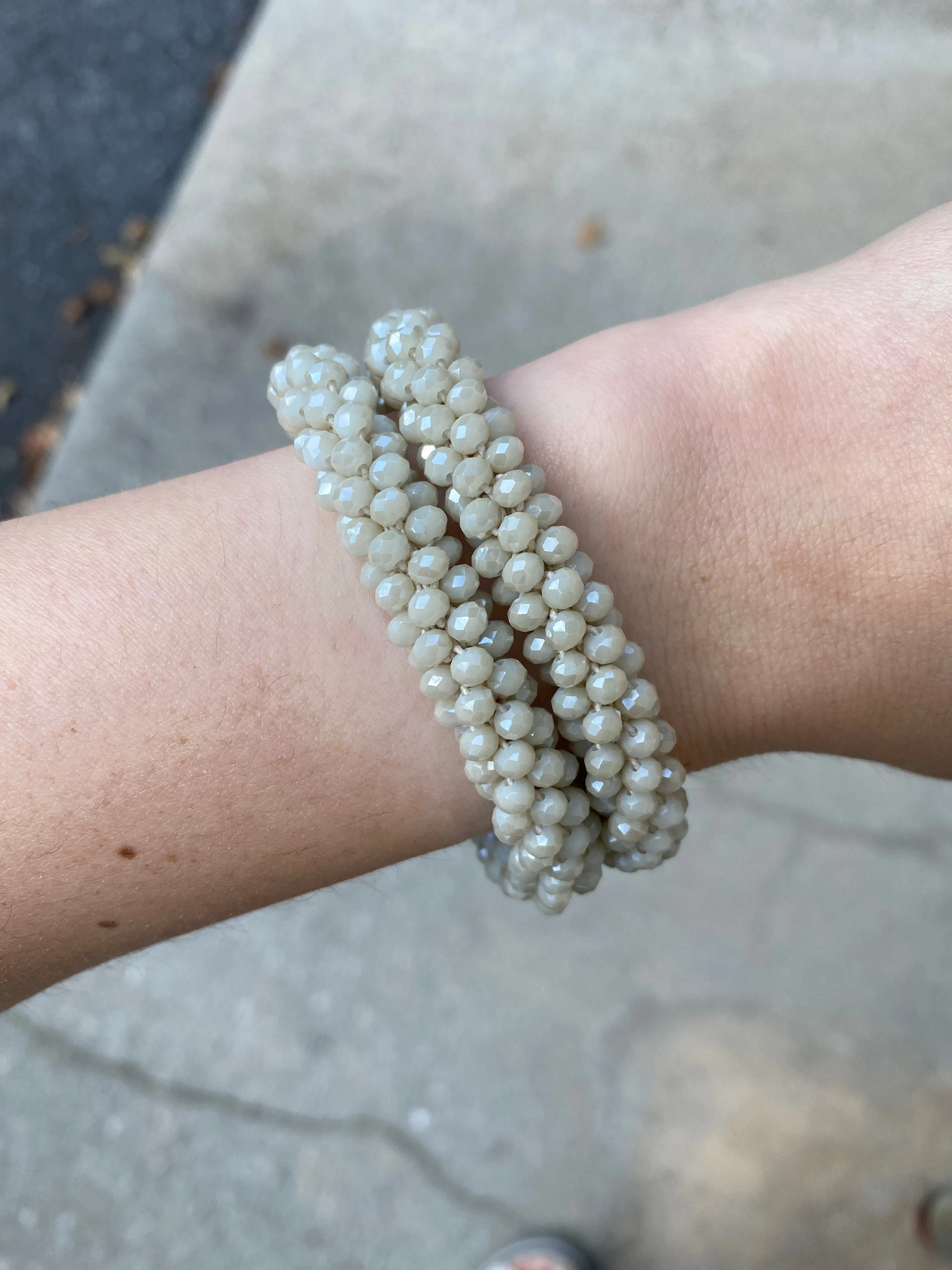 Beaded Ponytail Holder