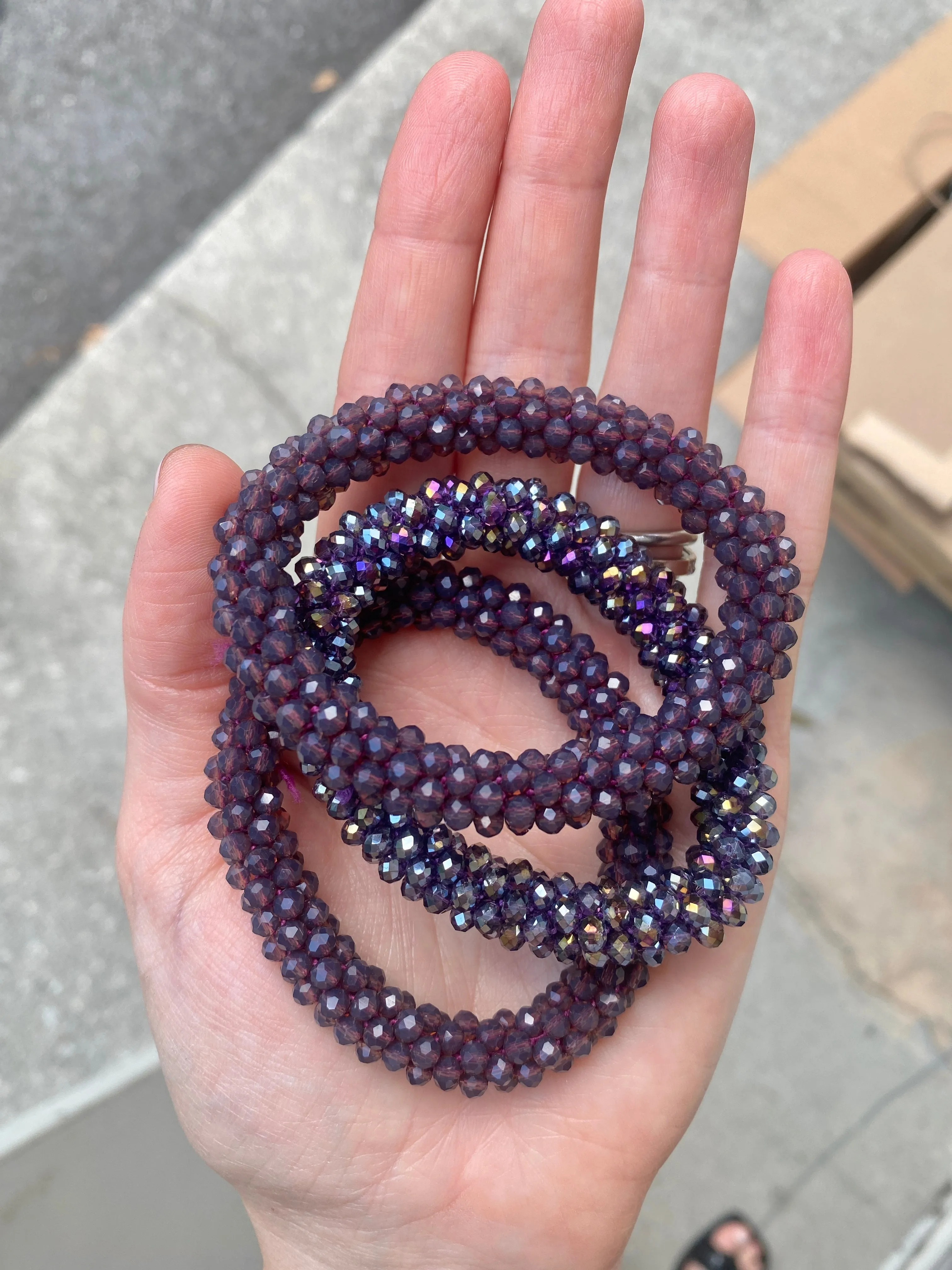 Beaded Ponytail Holder
