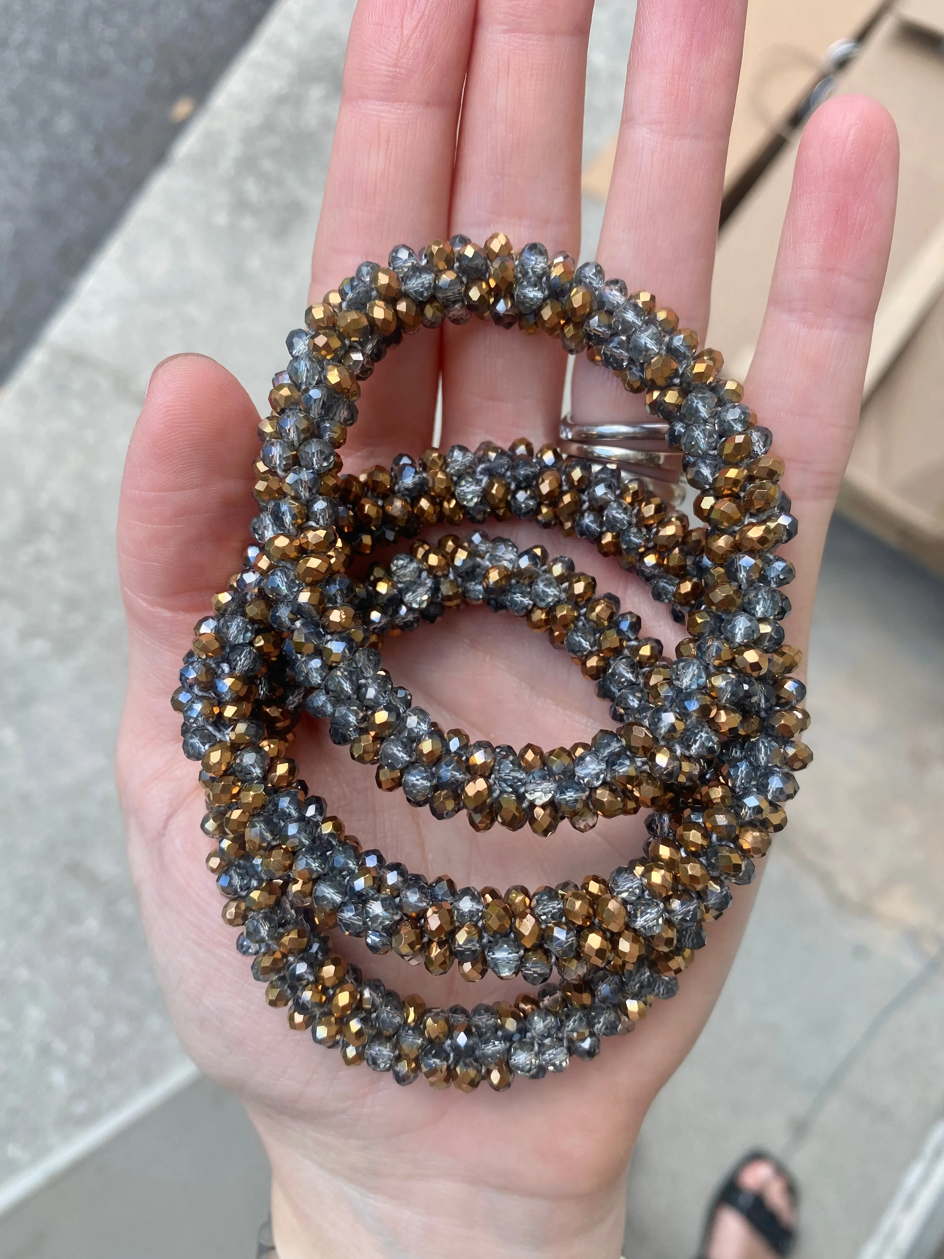 Beaded Ponytail Holder