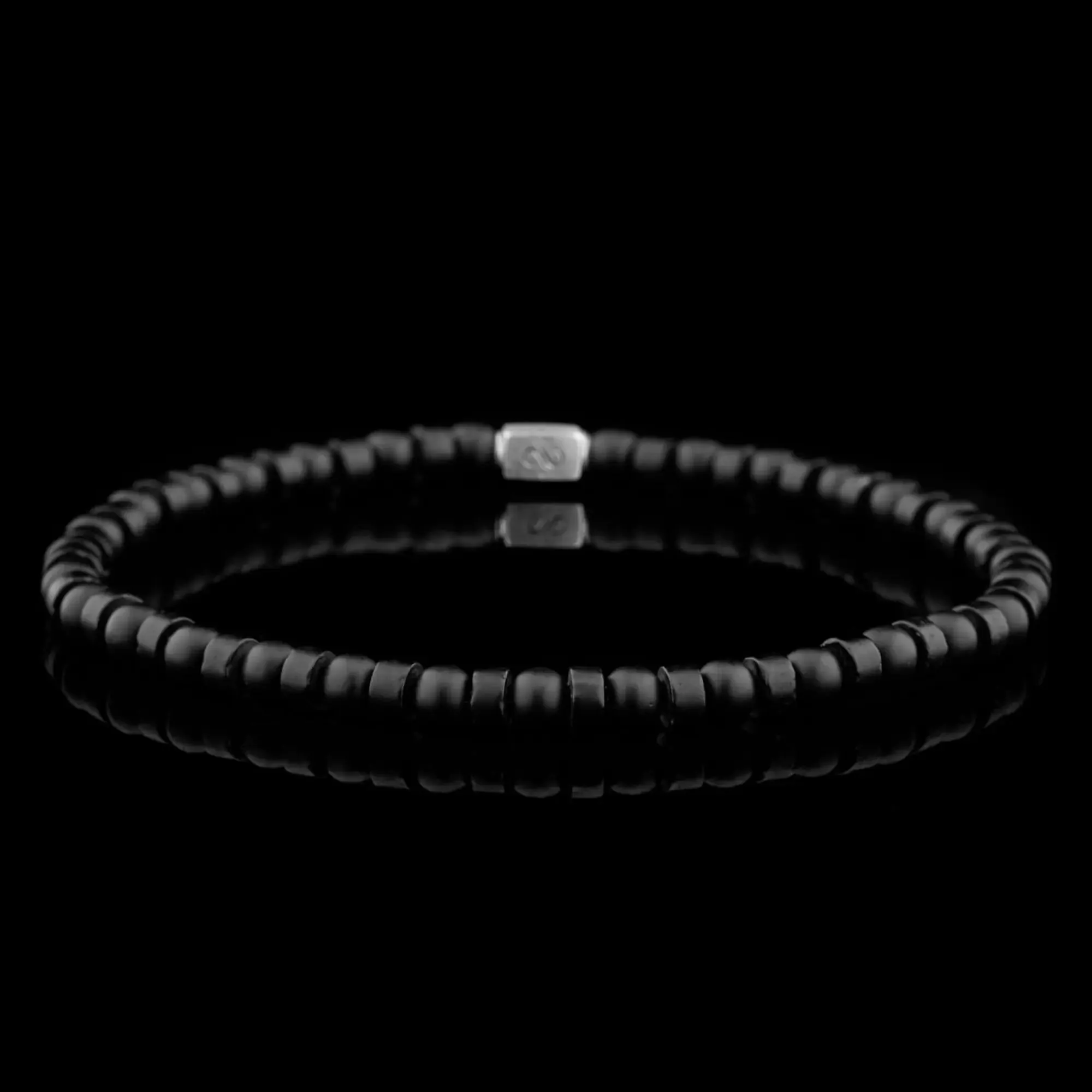Black Agate Bracelet VI (4mm)