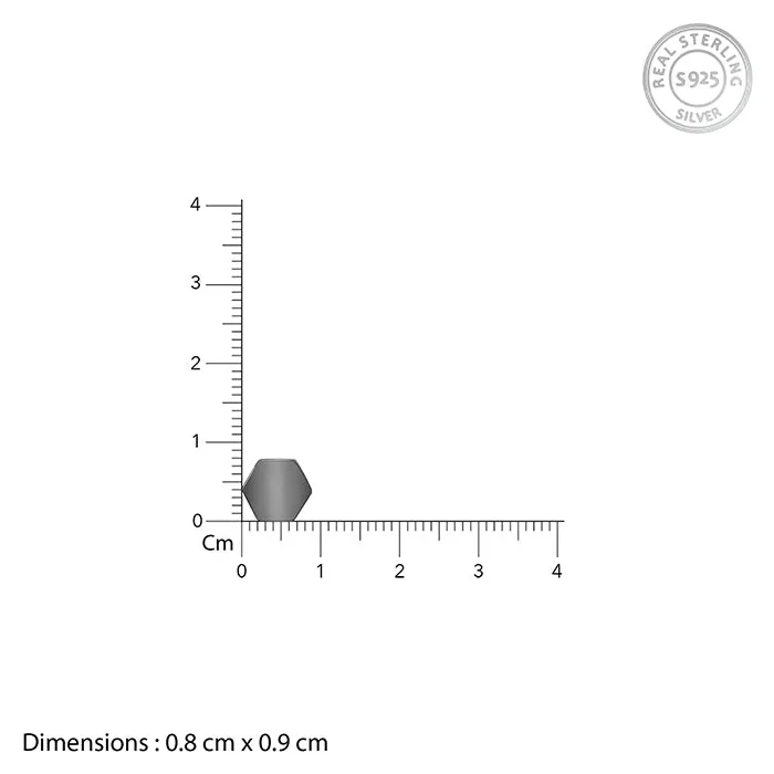 Black Rhodium Aamon Stud For Him
